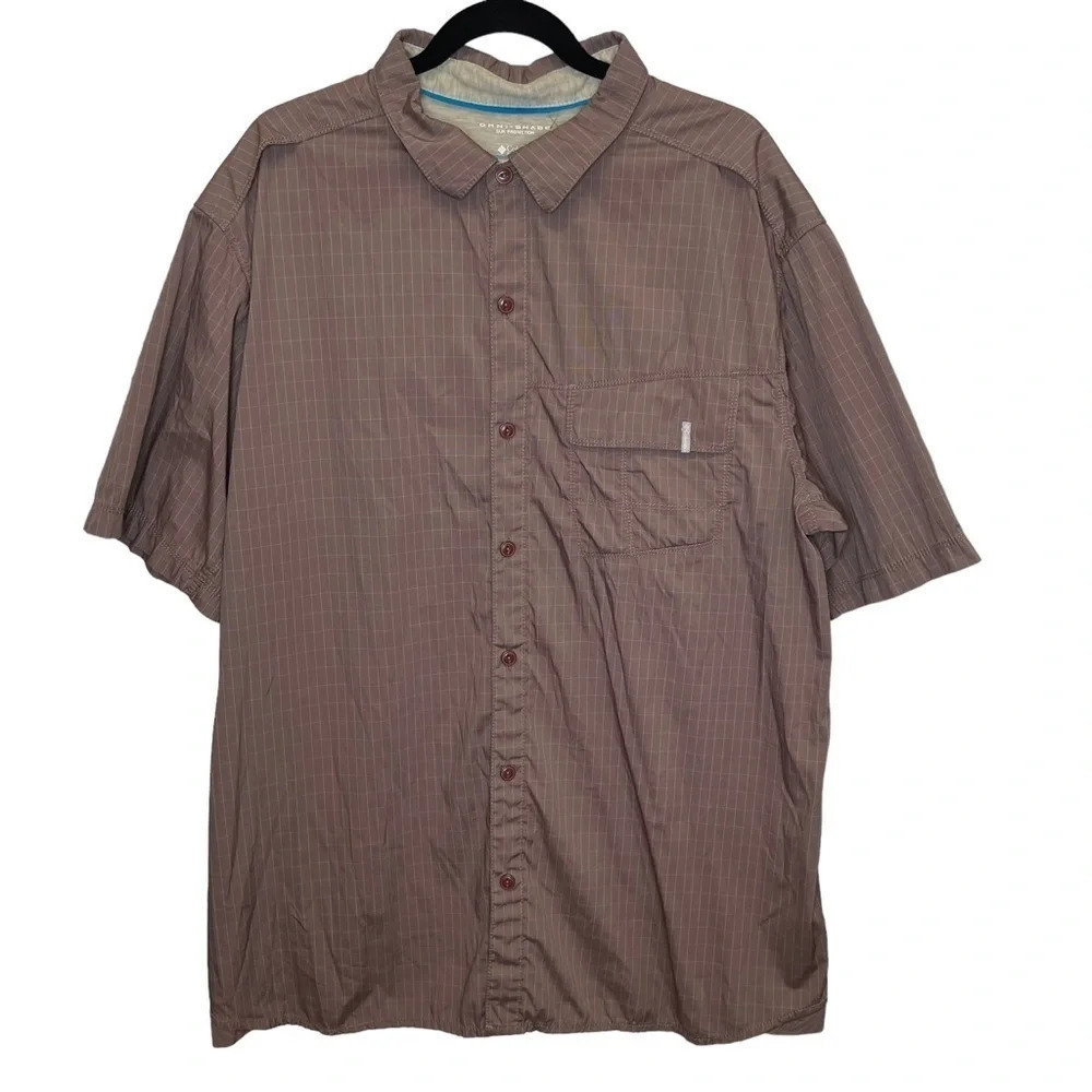 Columbia Omni shade men’s shirt vented fishing packable